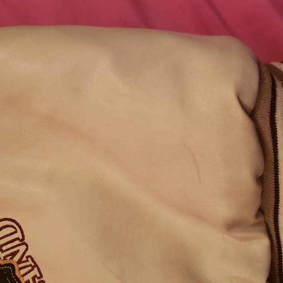 Avirex Leather Jacket size 10/12 (kids) - Picture 5 of 12